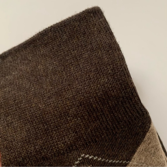 NEW Ralph Lauren long brown argyle socks - Picture 11 of 14